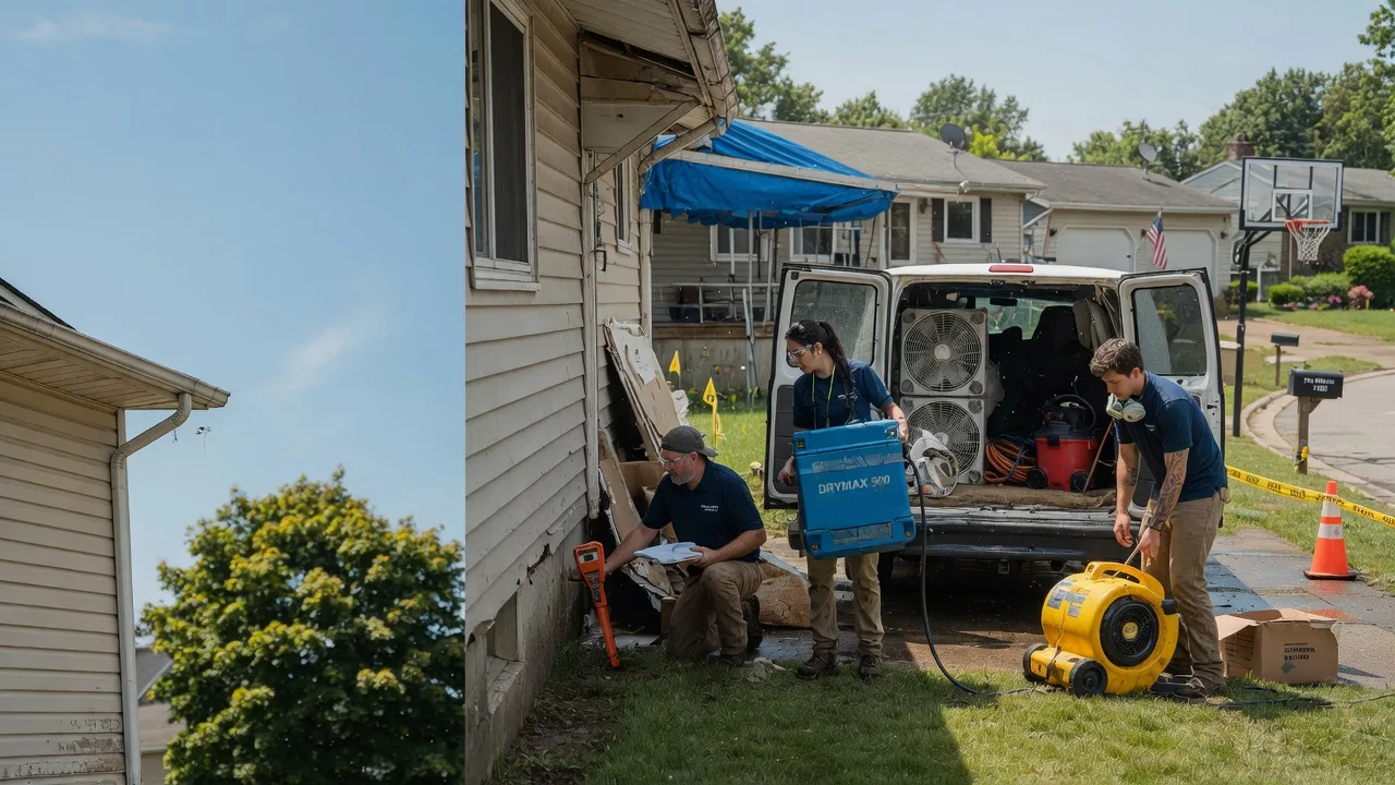 Ceiling Leak Cleanup in Warsaw, IN near me