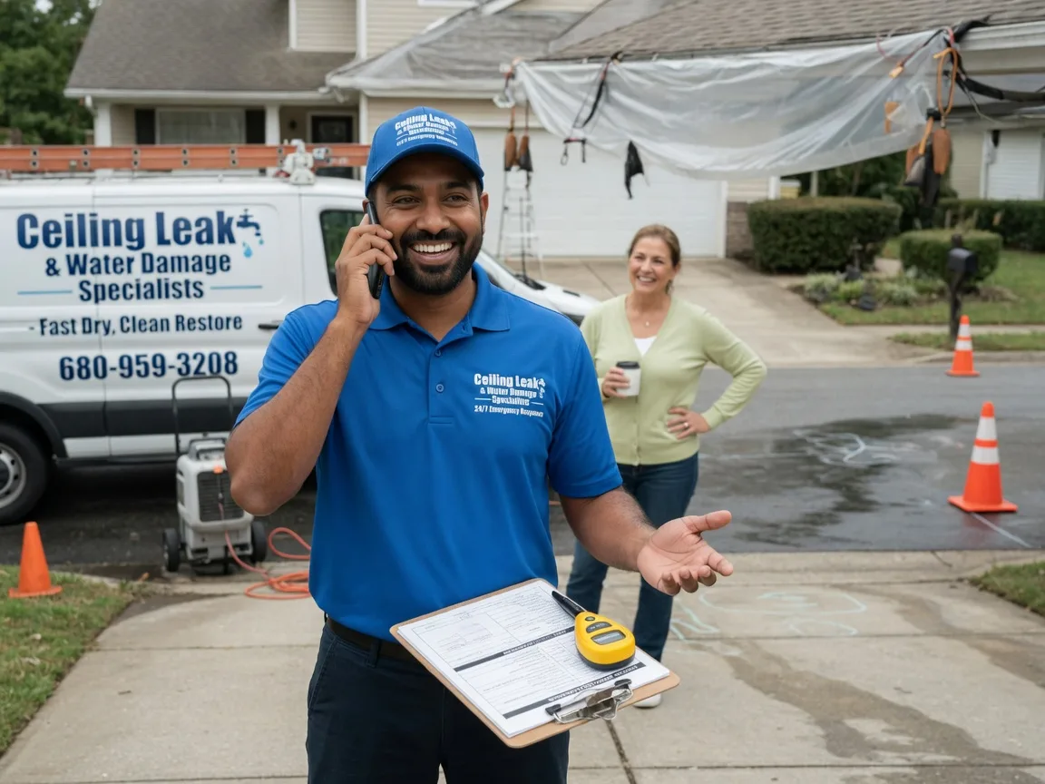 Ceiling Leak Cleanup Warsaw, IN FAQs